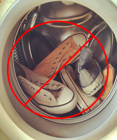 Not using a laundry bag